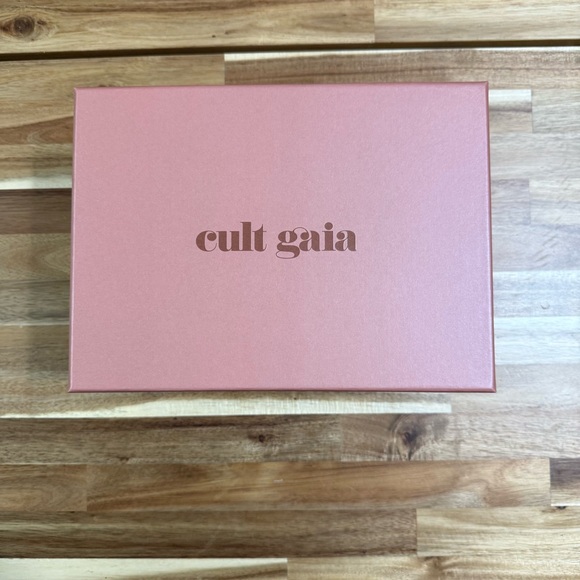 Cult Gaia Reina Clutch Bust Chest Sculptural in Brushed Brass $898 NEW In Box - Picture 9 of 11